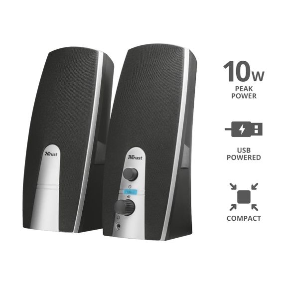Акустична система (Колонки) Trust 2.0 MILA USB Black/WHITE (16697_TRUST) | Зображення 6