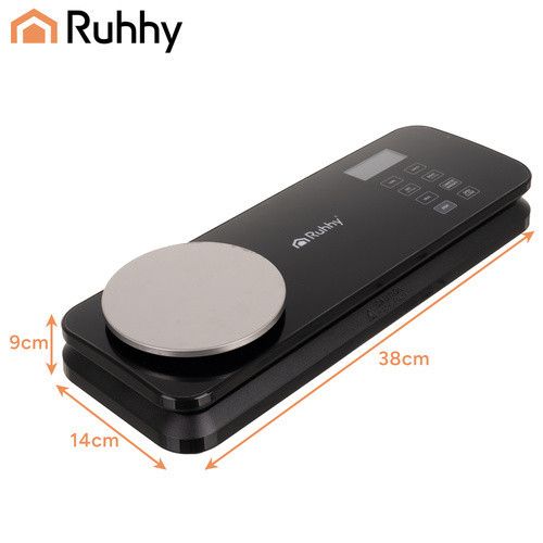 Вакуумний пакувальник для продуктів Ruhhy 2-в-1 зі шкалою — подвійний насос 80 кПа, 120 Вт | Зображення 2