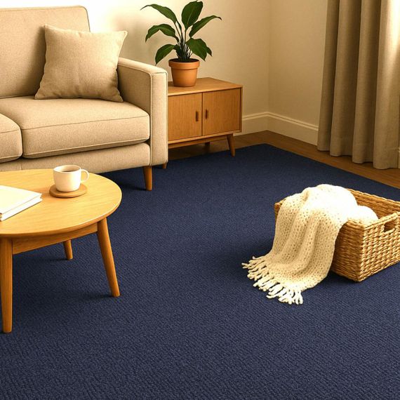 Самоклеюча плитка під ковролін в рулоні синій 600*3000мм SW-00002585 | Зображення 5