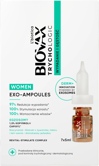 LBIOTICA BIOVAX Трихологічний препарат від випадання та збільшення густоти волосся для жінок 7 x 5 мл | Зображення 2