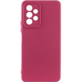 Чохол TPU GETMAN Liquid Silk Full Camera для Samsung Galaxy A13 4G Бордовий / Marsala