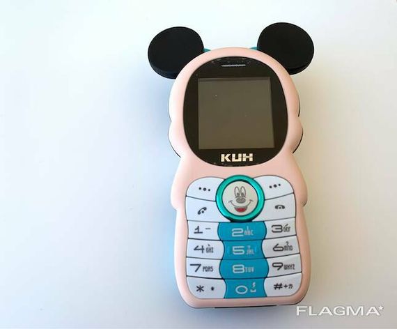 Мини Мобильный Телефон Mickey Mouse (Микки Маус) BLUE (Power Bank встроенный) | Зображення 3