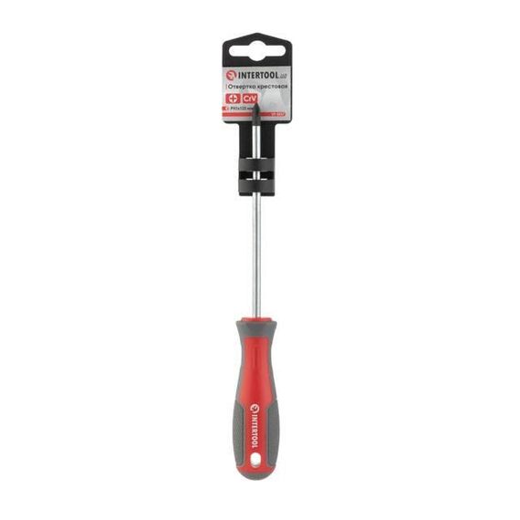 Викруткa хрестова PH1*125 мм, Cr-V INTERTOOL VT-3317 | Зображення 4