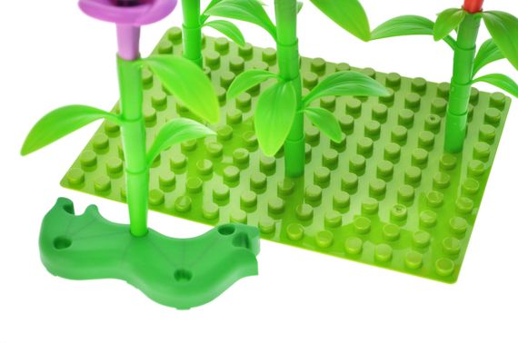 Конструктор 157  "Квіти" 86 дет р.31,4x9,3x21см YG Toys | Зображення 1