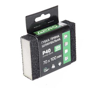 Губка шліфувальна APRO чотиристороння пряма P40 8280901