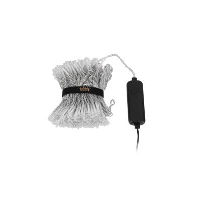 Гирлянда Twinkly Smart LED Curtain RGBW 400, Gen II, IP44, 1.45 х 2.1м, прозрачный (TWW400SPP-TEU) | Зображення 6