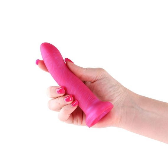Дилдо NS Novelties Royals - 5" Charlie - Metallic Pink Sex Aura | Зображення 1