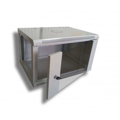 Шкаф настенный Hypernet 6U 19" 600x450 (WMNC-6U-FLAT-AC) | Зображення 1