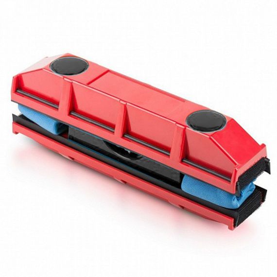 Щітка магнітна для миття скла з двох сторін RK-578 Glider Червона | Зображення 1