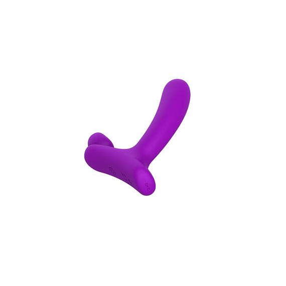 Вибратор в форме буквы,, L,,со стимуляцией клитора и точки G Chisa Lust Ripple Horny, фиолетовый Sex Aura | Зображення 4