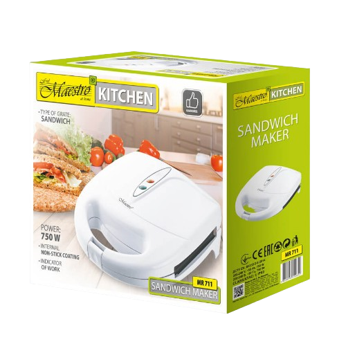 Бутербродниця 750W MR-711 Maestro | Зображення 3