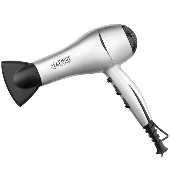 Фен для волос First Austria FA-5654-9-SI, 2000 Вт, холодный воздух, 3 режима нагрева