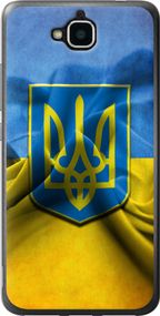 Чехол на Huawei Y6 Pro Флаг и герб Украины 1 "375u-355-17620"