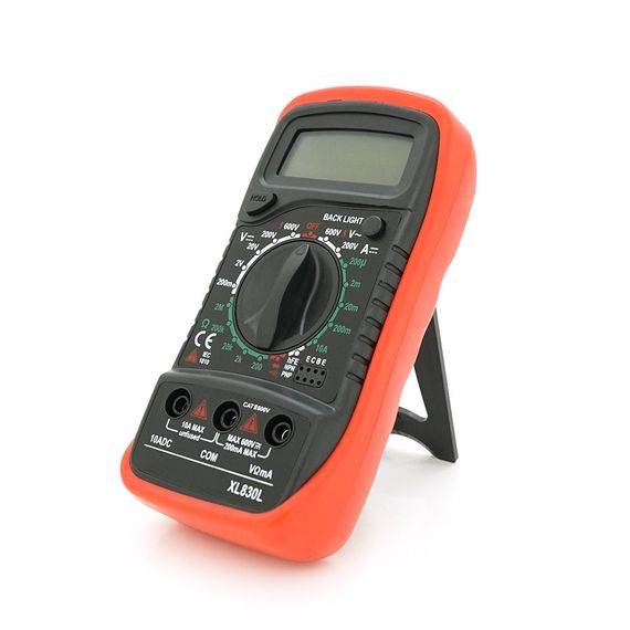 Мультиметр ANENG XL-830L, вимірювання: V, A, R, C, функція hFE | Зображення 4