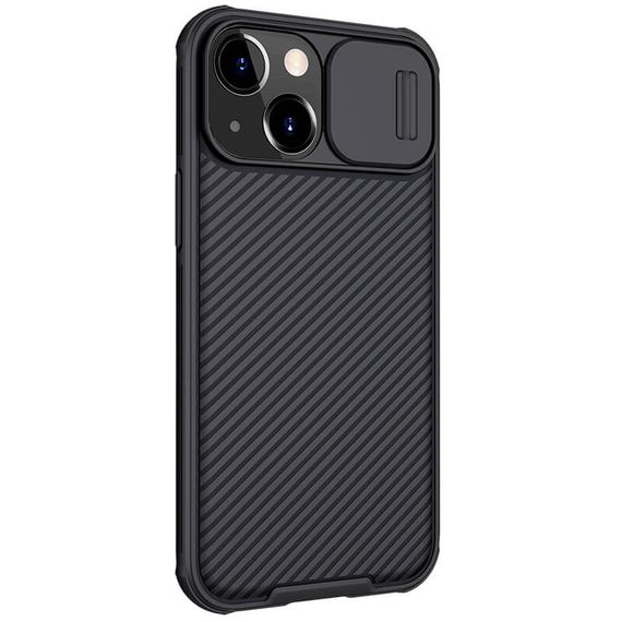 Карбонова накладка Nillkin CamShield Pro Magnetic для Apple iPhone 14/13 (6.1") Black | Зображення 3