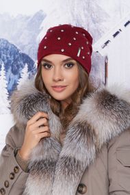 Шапка «Шерил» бордовый