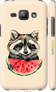 Чохол на Samsung Galaxy J1 J100H Єнотик з кавуном "4605m-104-2448"