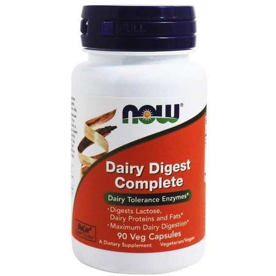 Лактаза NOW Foods Dairy Digest 90 Veg Caps