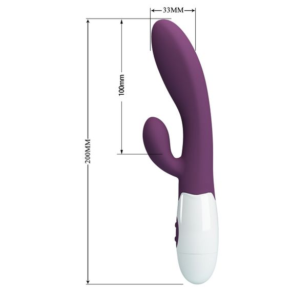 Вібратор PRETTY LOVE Alvis purple, 30 function Sex Aura | Зображення 2