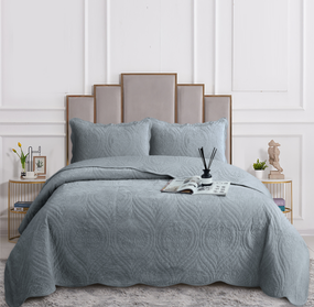 Покривало Soho 220x240 см VELVET Vip Venzel Gray