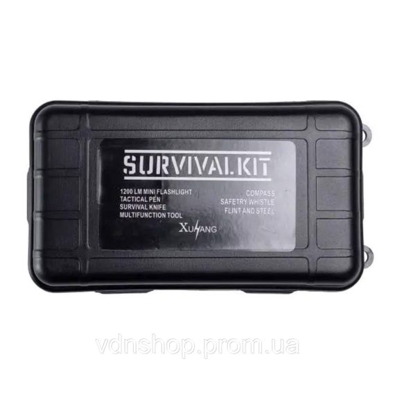 Туристичний набір для виживання в пластиковому чохлі 20х11х5.5 см похідний набір інструментів Lugi HP-D-3 | Зображення 3