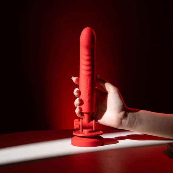 Смарт-міні секс-машина Lovense Mission 2 Vibrating suction cup dildo, 6500 вібрацій/хв, Touch Sense | Зображення 7