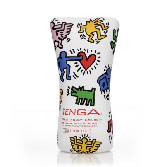 Мастурбатор Tenga Keith Haring Soft Case Cup (м’яка подушечка) стисний Sex Aura