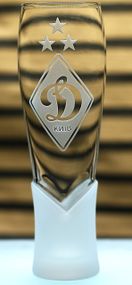 Пивной бокал крафтовый 440мл ФК Динамо Киев с гравировкой подарок для фаната футбольная кружка глянец