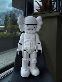 Статуетка Kaws Star Wars Stormtrooper White дизайнерська колекційна фігурка 70 см білий kw009