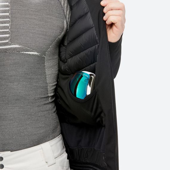 Куртка чоловіча 500 для лижного спорту чорна - 3XL. | Зображення 8