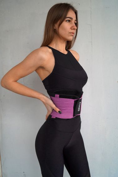Пояс-корсет для підтримки спини Power System PS-6031 Waist Shaper Pink L/XL | Зображення 2