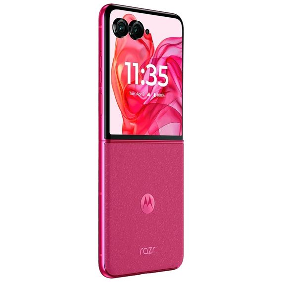 Мобильный телефон Motorola Razr 50 Ultra 12/512GB Hot Pink (PB1T0103RS) | Зображення 5