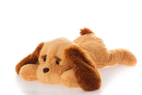 М'яка іграшка Собака Аліна Тузік 50 см медово-коричневий