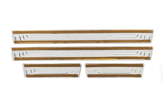 Універсальні накладки на пороги Citroen V-2 (4 шт., нерж) для Citroen | Зображення 3