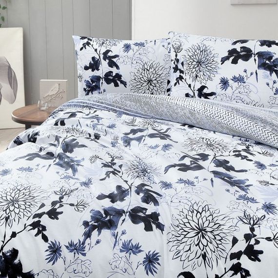 Постільна білизна Altinbasak Ranforse 200 х 220 см Favor Indigo | Зображення 2