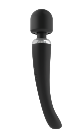 Потужний вібромасажер Dorcel Megawand Black який перезаряджається, 160 режимів | Зображення 1