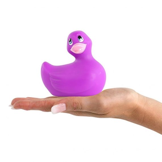 Качечка вібратор для стимуляції клітора Big Teaze Toys Rub My Duckie фіолетовий sexstyle | Зображення 1