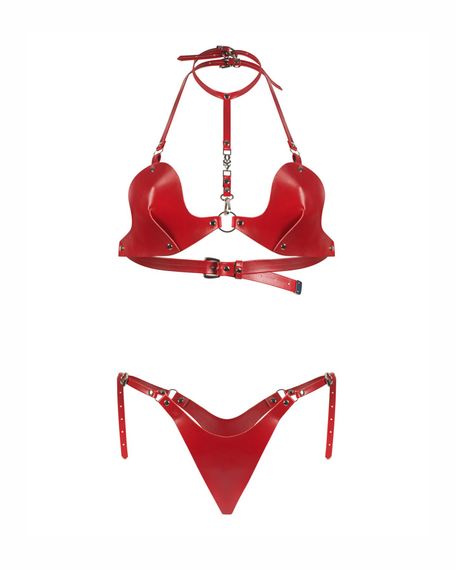 Комплект Obsessive Inferro 2-pcs set S/M/L, Красный, S/M/L | Зображення 3