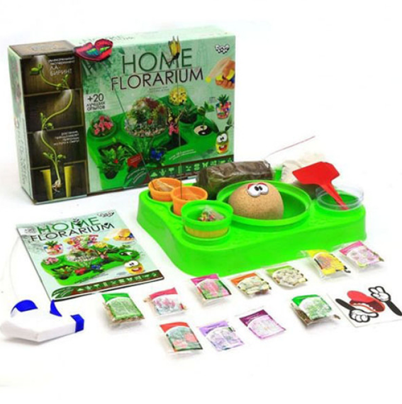 Ігровий навчальний набір для вирощування рослин HFL-01 "Home Florarium" | Зображення 1