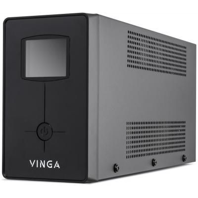 Пристрій безперебійного живлення Vinga LCD 600VA metal case (VPC-600M) (VPC-600M) | Зображення 7