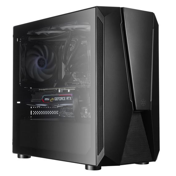 Корпус SilverStone FARA FAV1MB-PRO, без БЖ, 2xUSB3.0, 2xUSB2.0, 1x120mm ARGB fan, TG Side Panel, ATX, Black (SST-FAV1MB-PRO) | Зображення 3