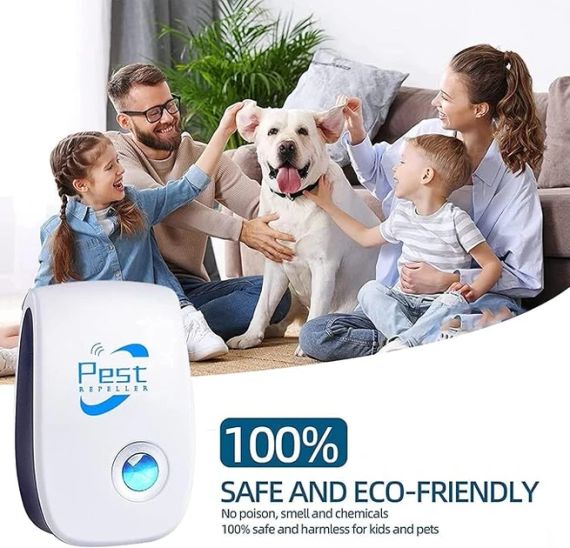 Ультразвуковий засіб від гризунів та комах Pest Reject 801А, 4 шт., білий | Зображення 4