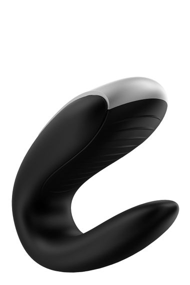 Вібратор для пар з фірмовим пультом керування Satisfyer Double Fun, чорний Sex Aura | Зображення 3