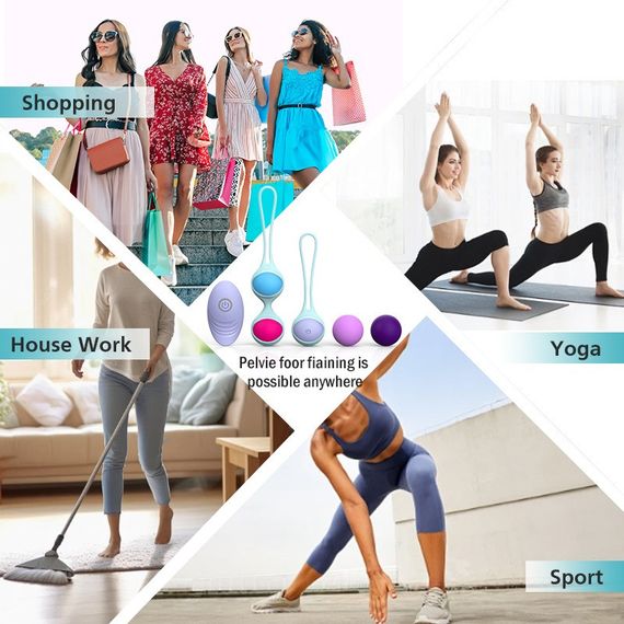 Набор разноцветных вагинальных виброшариков Every Night Toys с вибрацией и дистанционным пультом sexstyle | Зображення 3