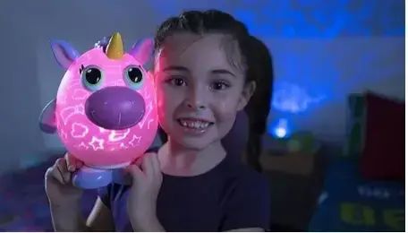 Світильник-проектор Playbrites Єдиноріг | Оригінальний світильник у дитячу | Нічник дитячий бездротовий | Зображення 3