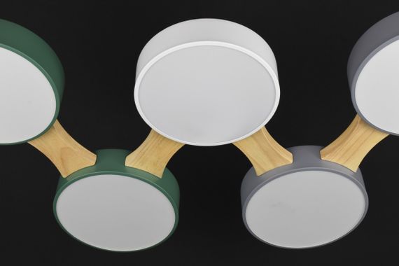 Люстра світлодіодна стельова LED світильник для квартири на стелю лед 27782 Білий 5х46х80 см. | Зображення 4