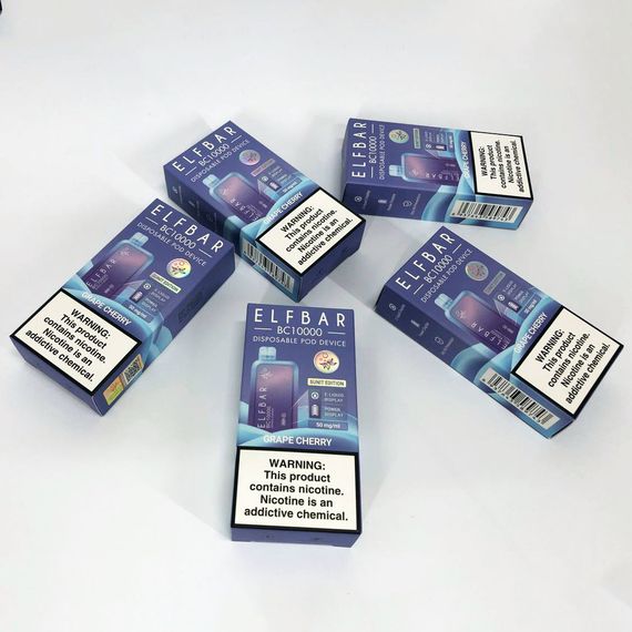 Elf Bar BC10000 смак Виноград Вишня (Grape Cherry) (ws25661-3) | Зображення 3