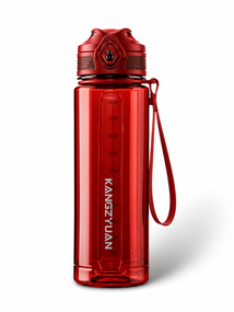 Пляшка KANGZYUAN 700 мл — Червона Tritan BPA-free, ударостійка, спортивна з ергономічною кришкою