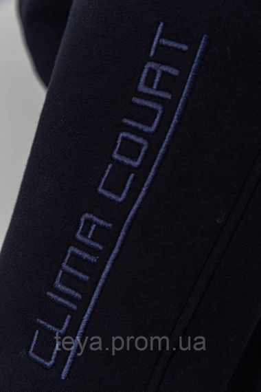 Спортивні штани чоловічі на флісі колір темно-синій розмір S FA_003459 | Зображення 5