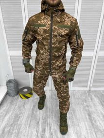 Весняний костюм софтшел піксель siege 31-2!